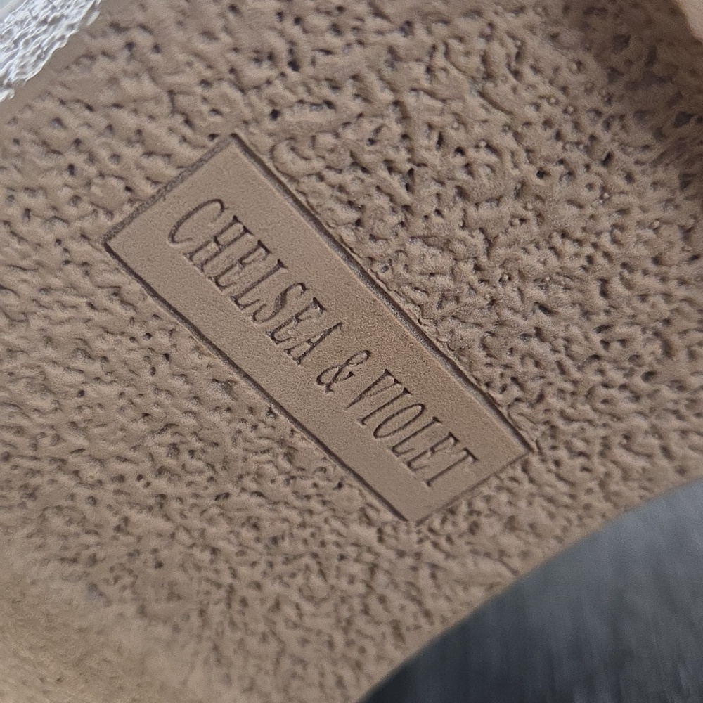 Chelsea & Violet Lug Sole Ankle Boots - Taupe Lottie 9M Leather Suede. Lug Sole - Picture 6 of 16